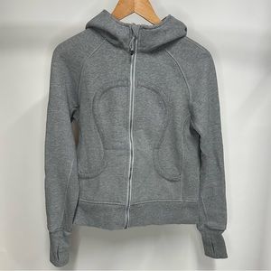 Lululemon Scuba Hoodie Sweatshirt Women’s Grey Size 8